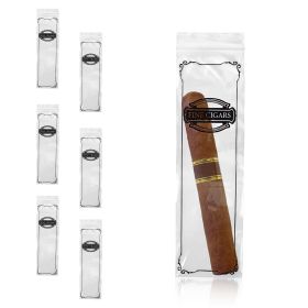 Poly Zipper Cigar Bag 3 x 10, Pack of 1000 Fine, Tamper-Proof