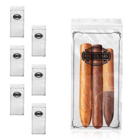 Poly Zipper Cigar Bag 4 x 8, Pack of 1000 Fine, Tamper-Proof