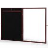 Jersey Display Case, Lockable Box w/ Hanger, Deep Brown