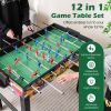 12-in-1 Combo Game Table Set